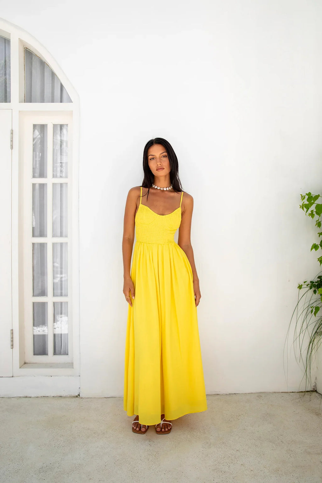 Blushing Lovers Maxi Dress Yellow
