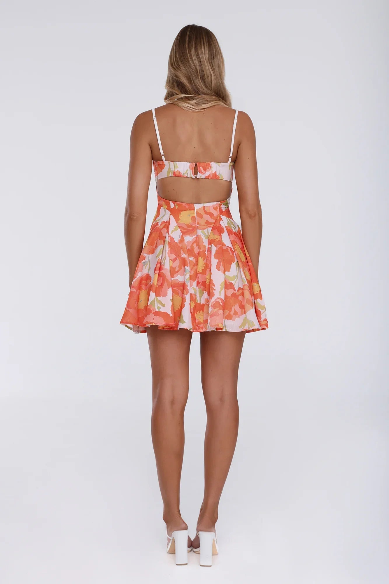 Darling Aesthetic Mini Dress Orange