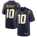 Los Angeles Chargers Justin Herbert Nike Navy Alternate Game Jersey