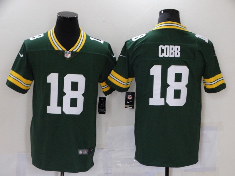 Men's Green Bay Packers Randall Cobb #18 Green Game Jersey1