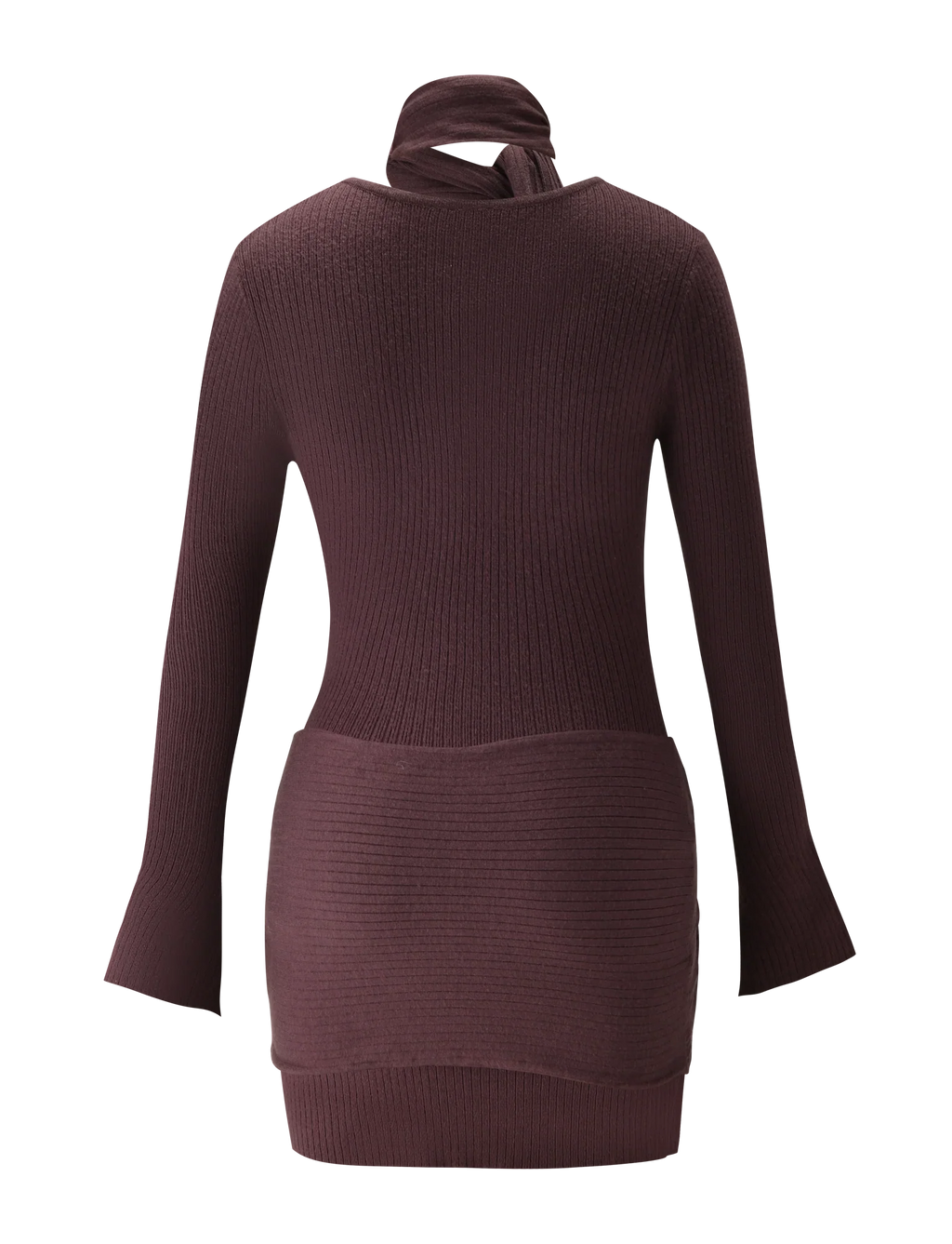 RENNER MINI DRESS - CHOCOLATE