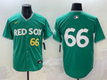 Men's Boston Red Sox Brayan Bello #66 Green 2025 City Connect Limited Player Jersey