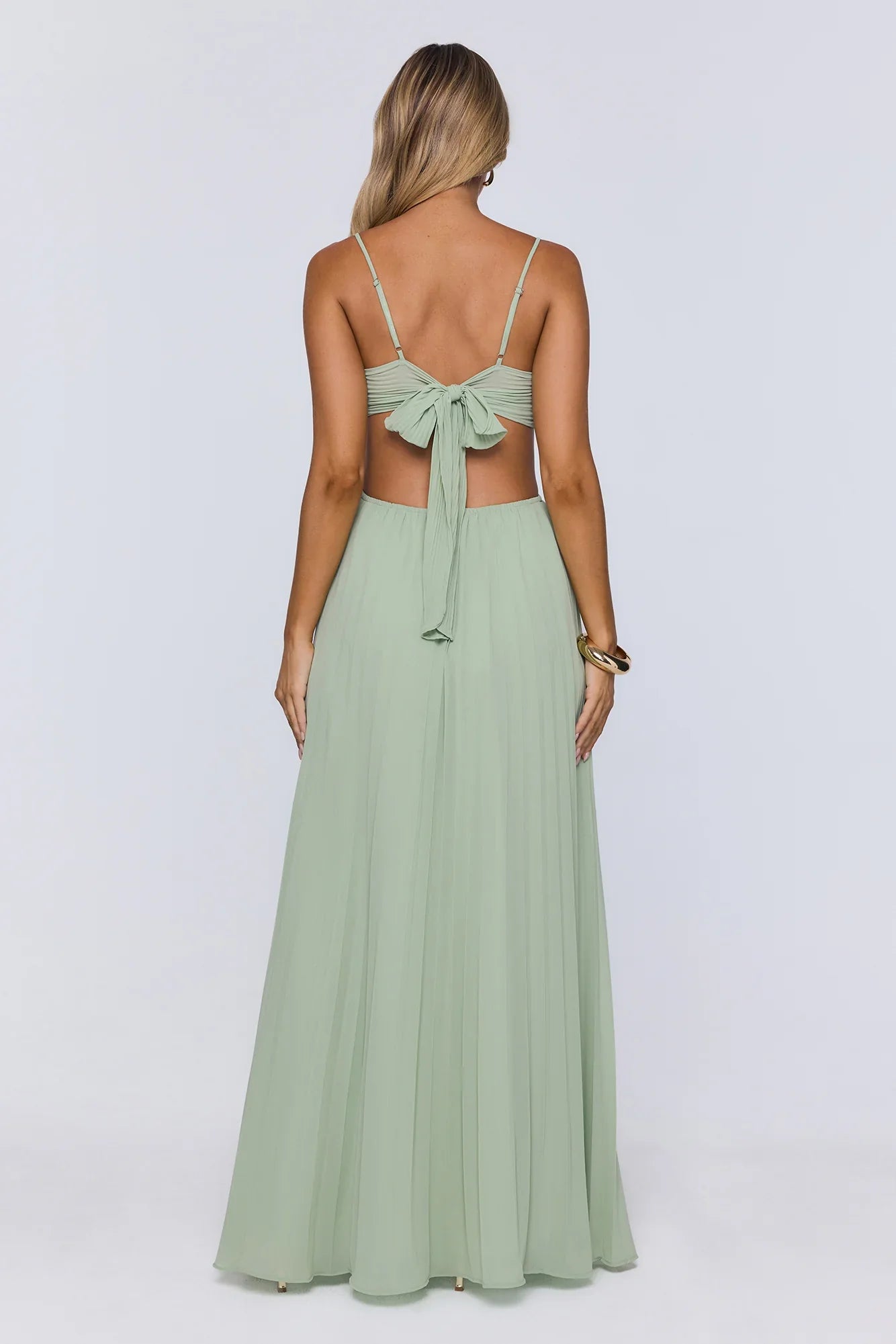 Polished Agenda Maxi Dress Sage