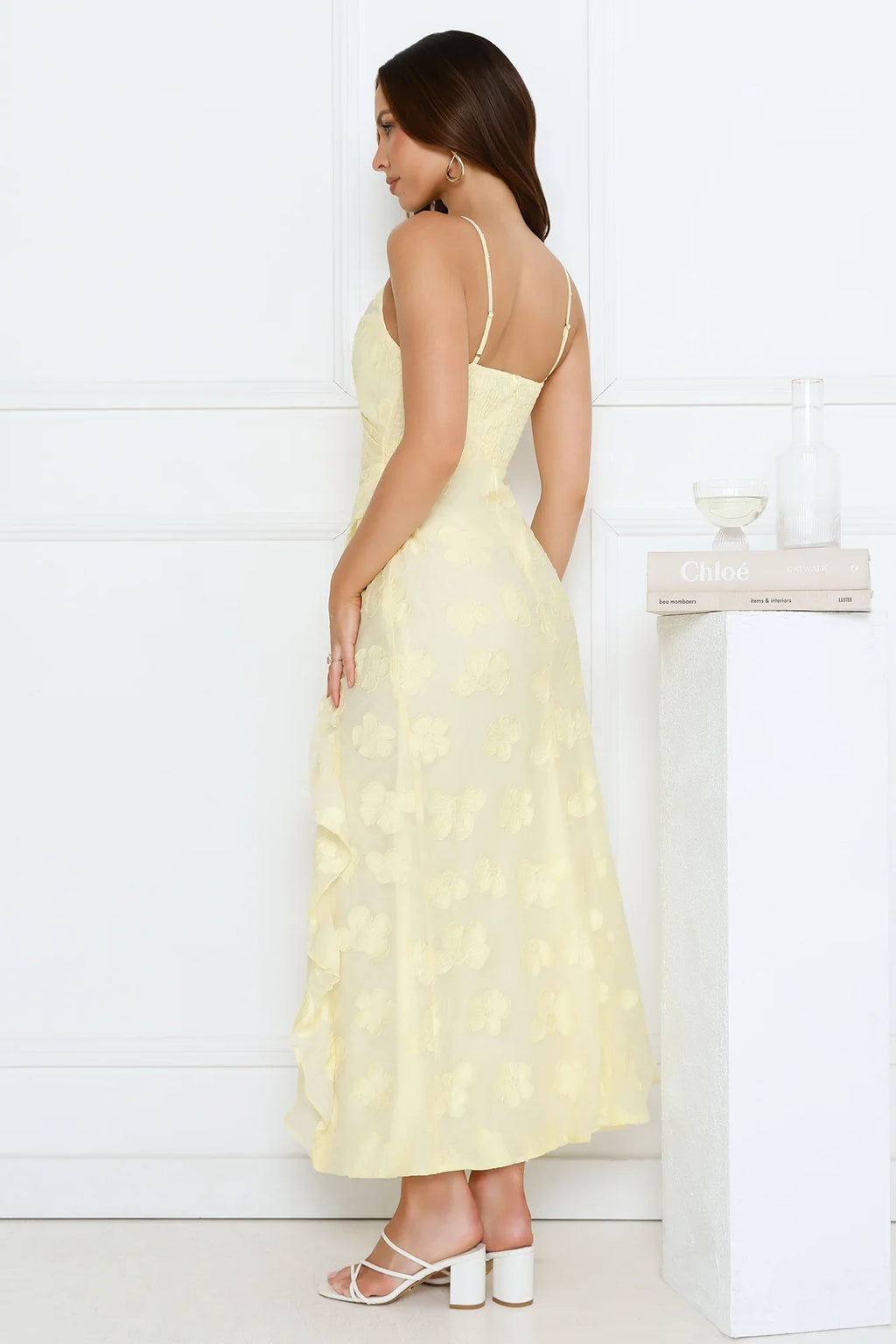 Daisy Whisper Maxi Dress Yellow