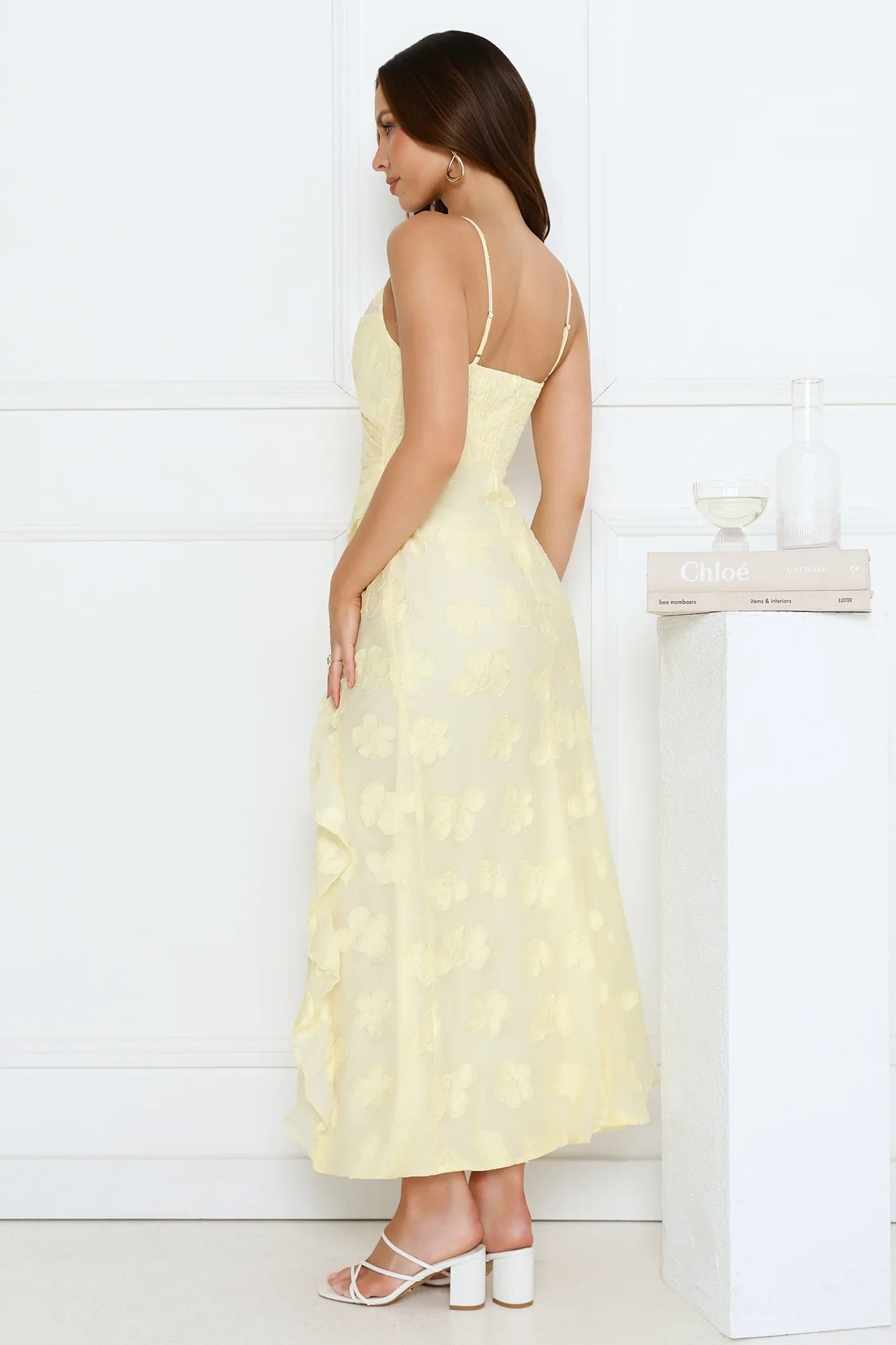 Daisy Whisper Maxi Dress Yellow