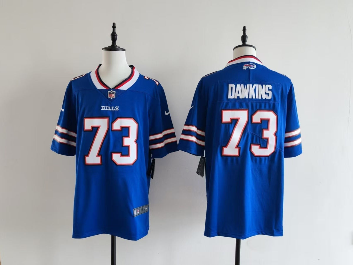 Men's Buffalo Bills Dion Dawkins Jersey-Blue