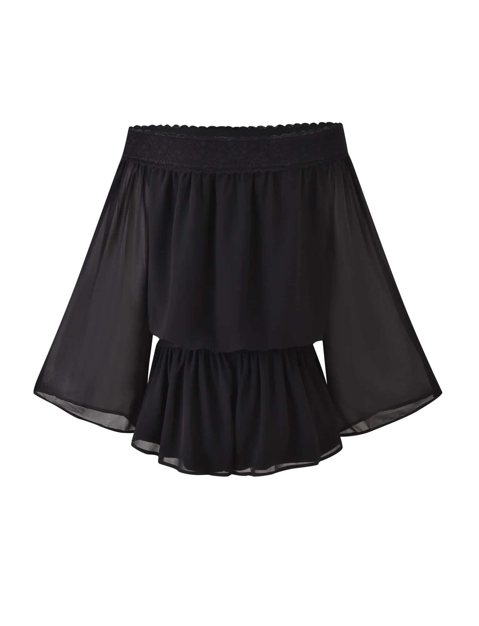 TESSIE PLAYSUIT - BLACK