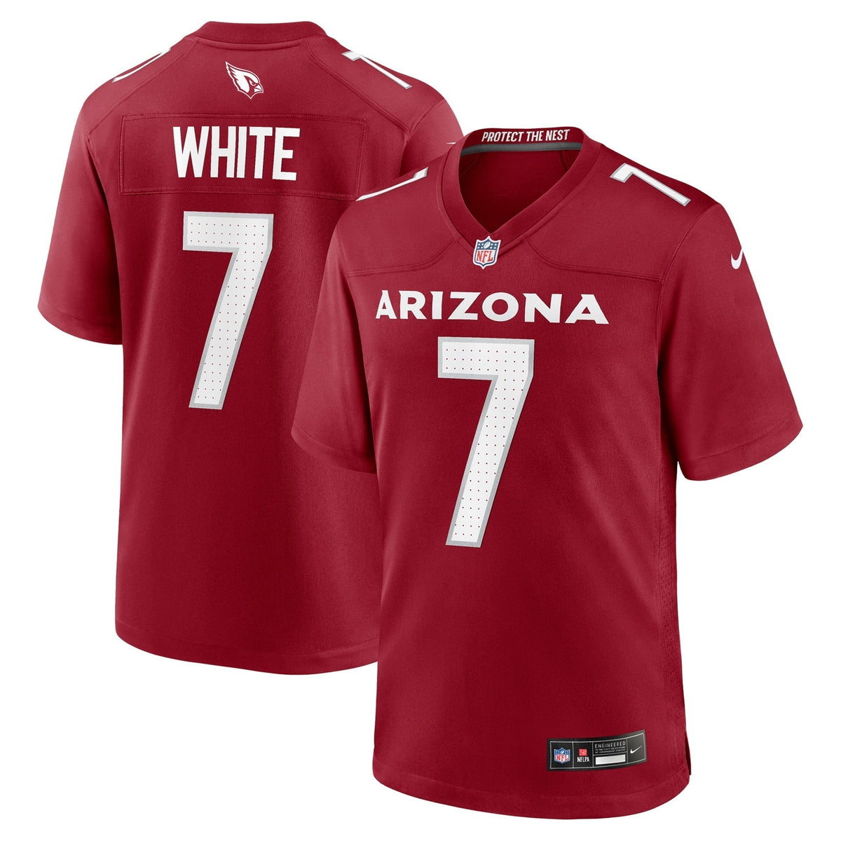 Kyzir White Arizona Cardinals Nike Team Game Jersey -  Cardinal