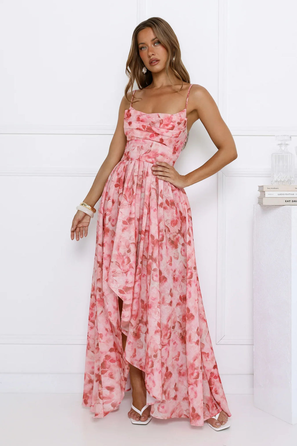 Thoughts For You Midi Dress Pink