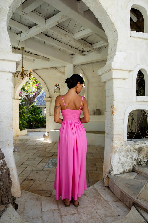 Blushing Lovers Maxi Dress Pink