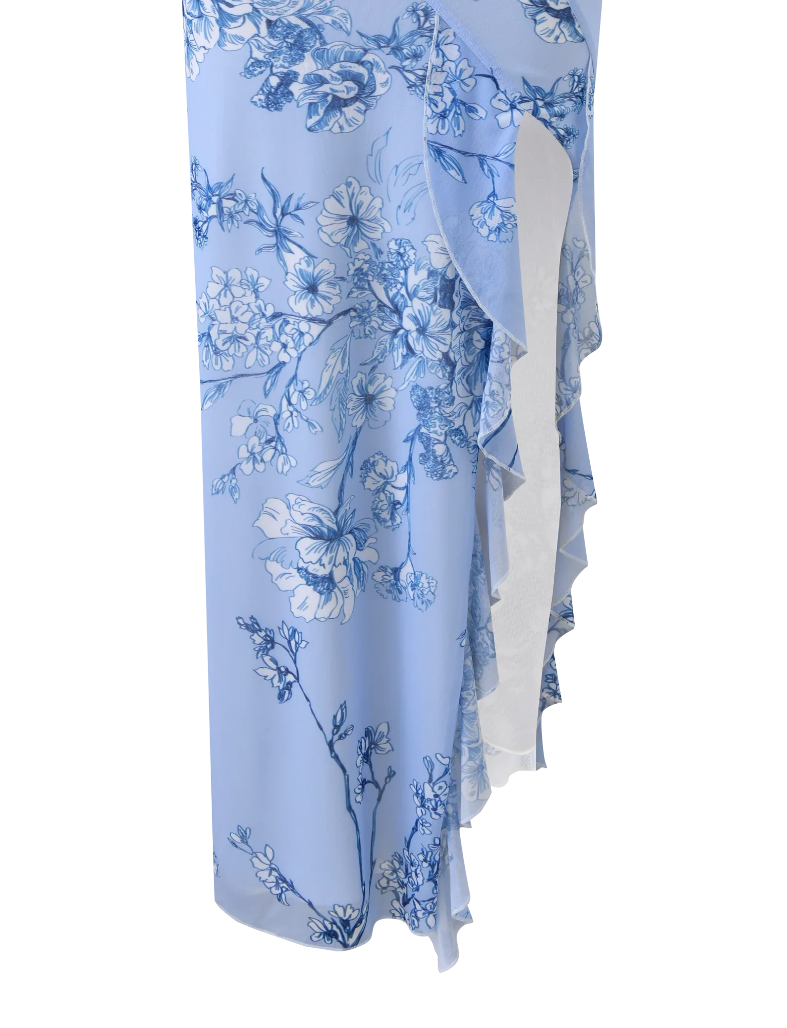 THEO MAXI DRESS - BLUE FLORAL