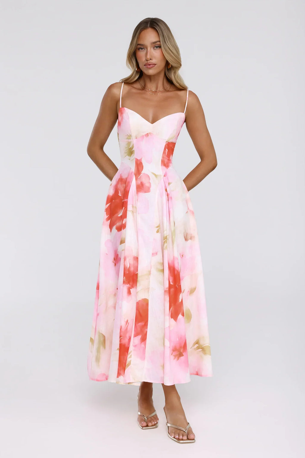 Outfit Says It All Midi Dress Pink