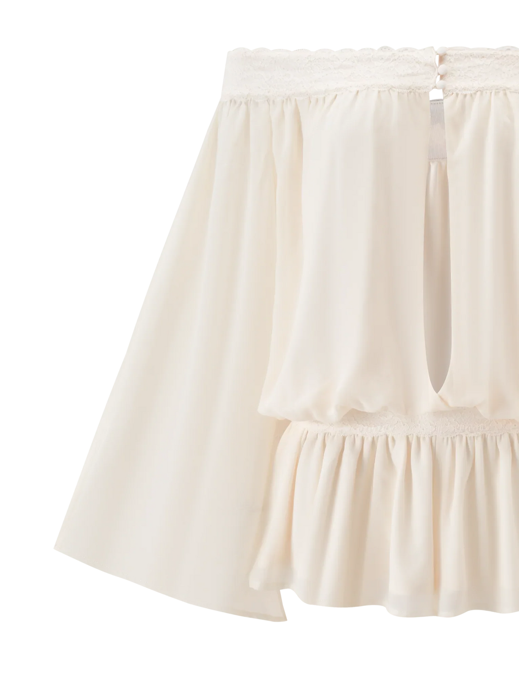 TESSIE PLAYSUIT - IVORY