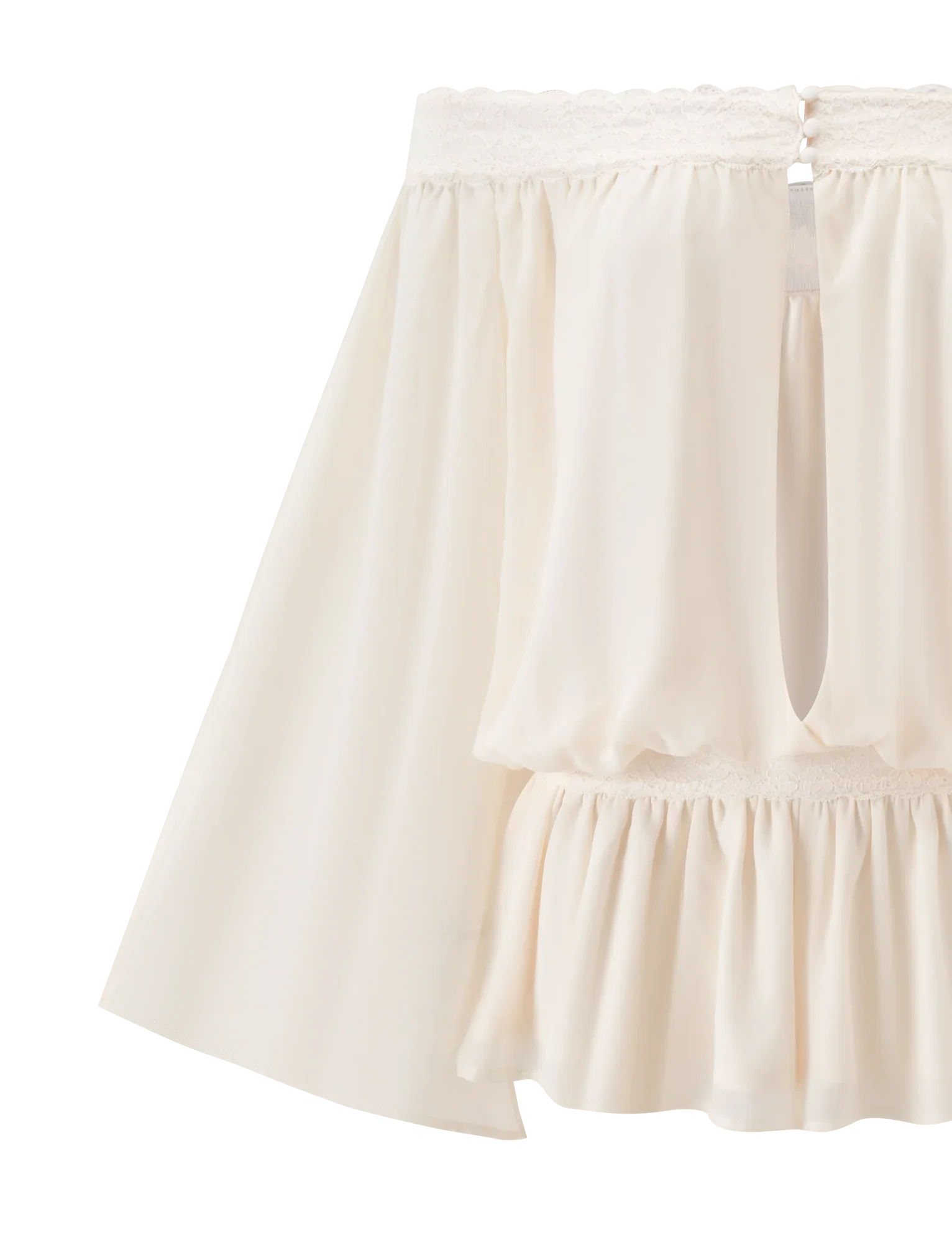 TESSIE PLAYSUIT - IVORY