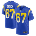 Justin Dedich Los Angeles Rams Nike Game Jersey -  Royal