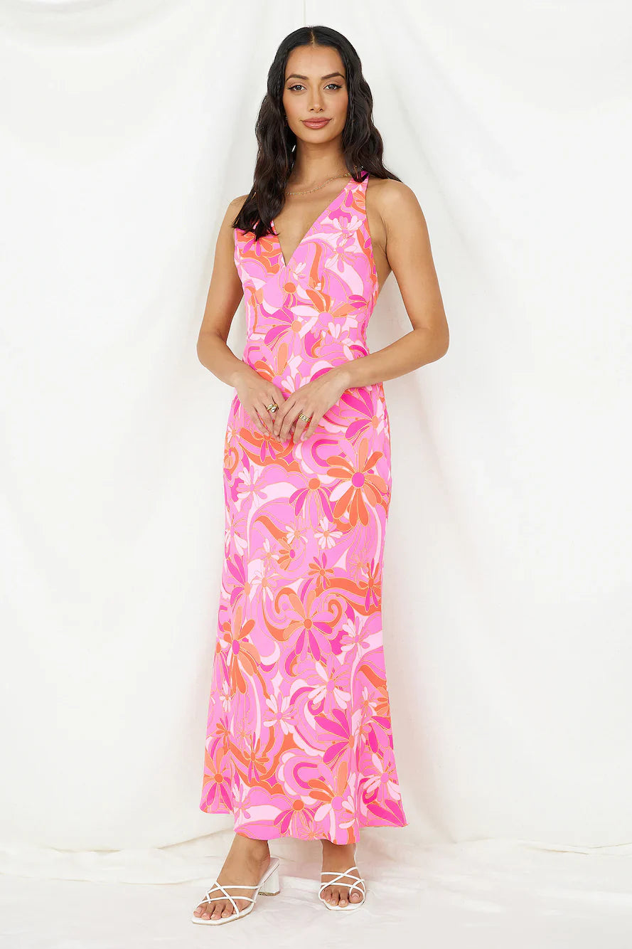 Pinky Promise Maxi Dress Pink