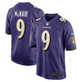 Steve McNair Baltimore Ravens Nike Game Retired   Jersey - Purple