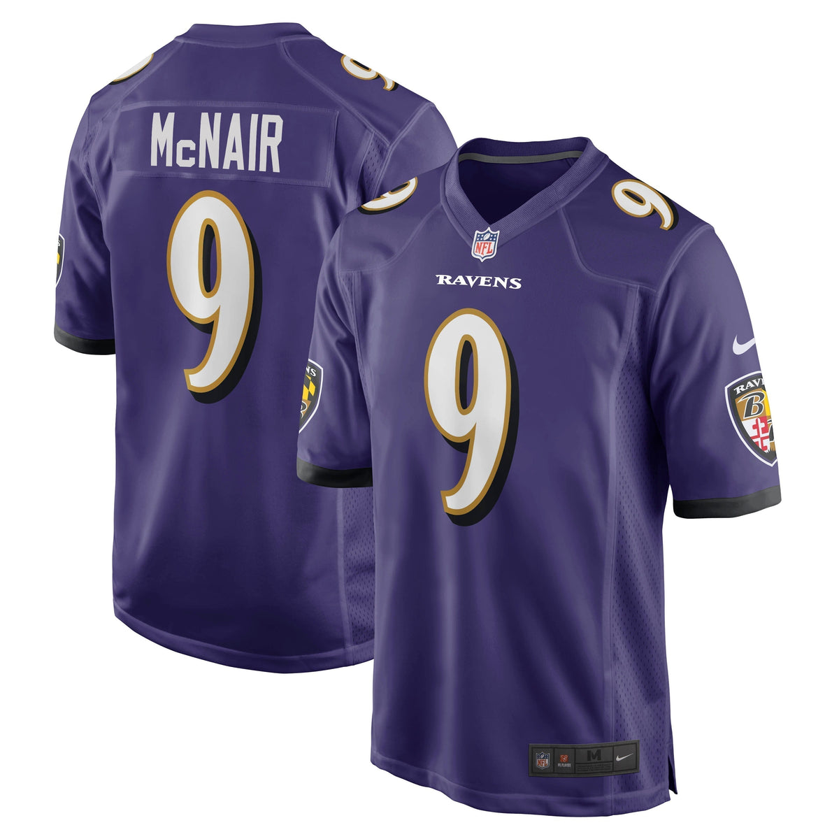 Steve McNair Baltimore Ravens Nike Game Retired   Jersey - Purple
