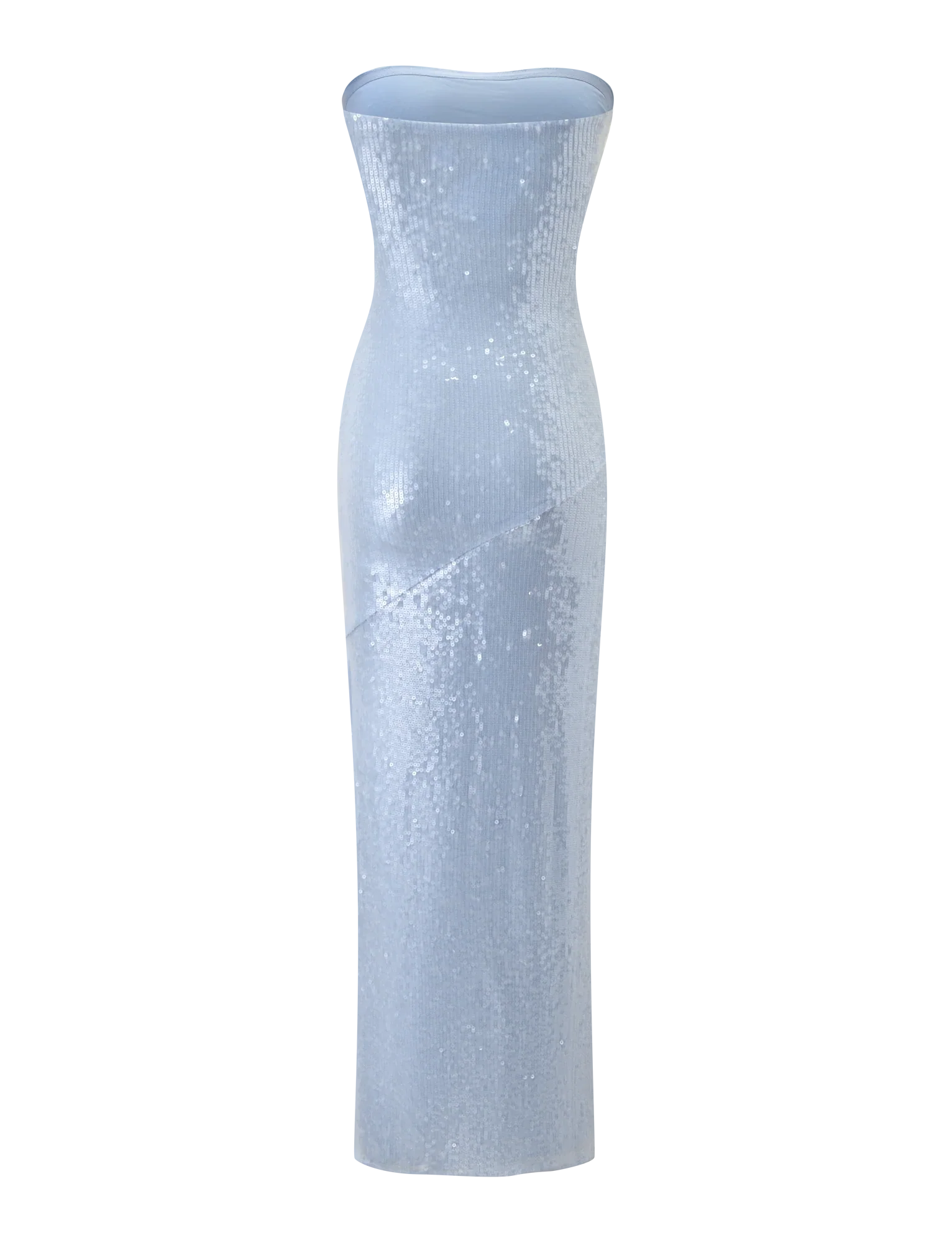THEO SEQUIN MAXI DRESS - SOFT BLUE