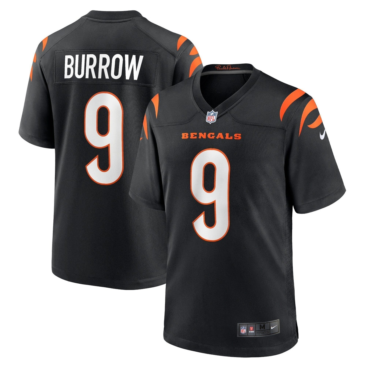 Joe Burrow Cincinnati Bengals Nike   Game Jersey - Black