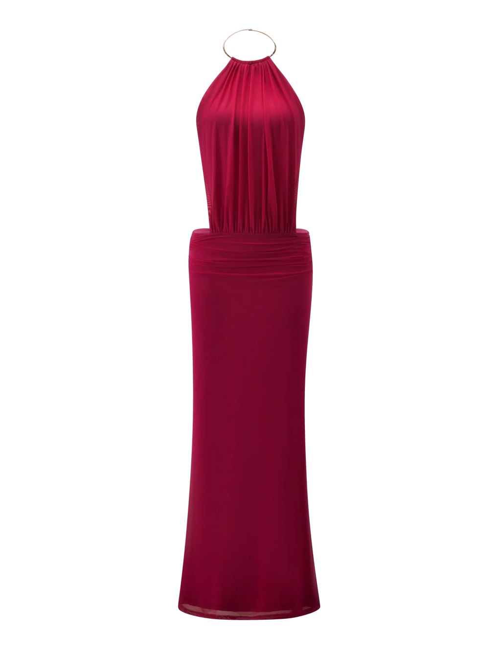 EVANNA MAXI DRESS - BERRY