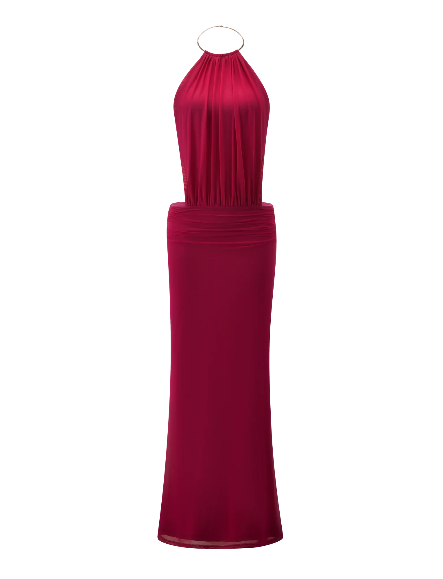 EVANNA MAXI DRESS - BERRY