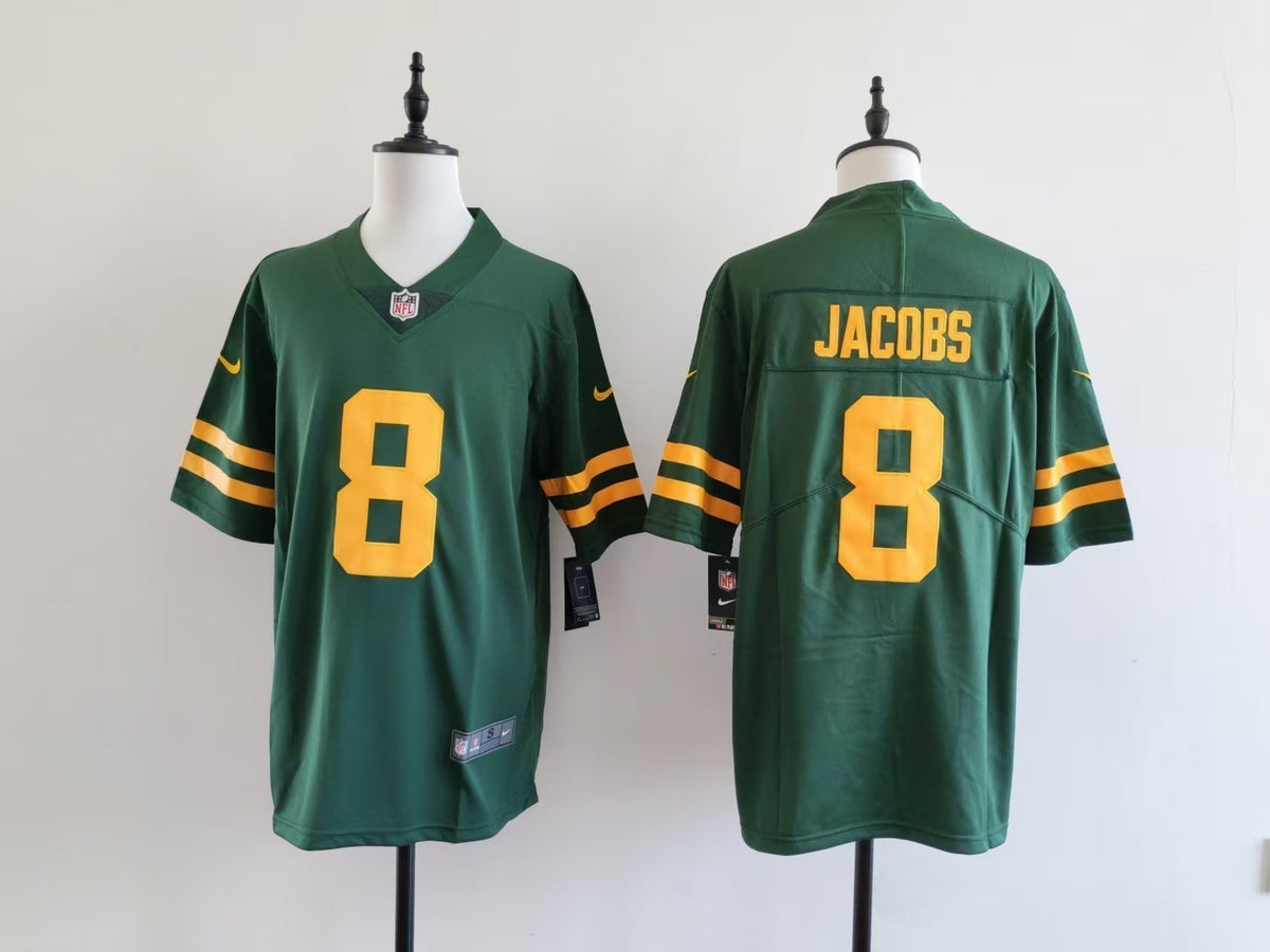 Men's Green Bay Packers Josh Jacobs Nike Jersey