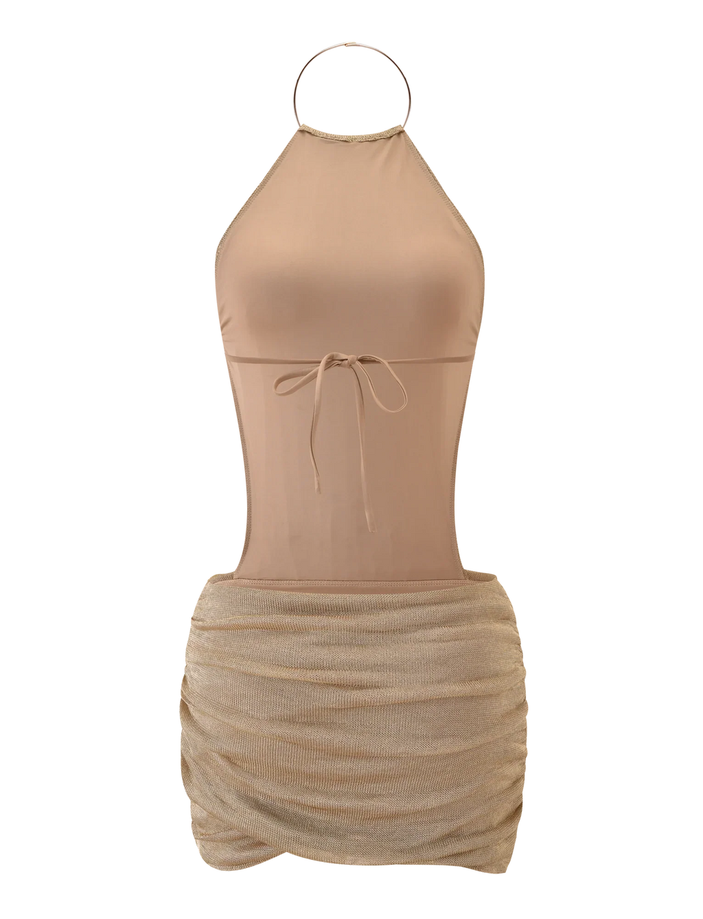 EVANNA MINI DRESS - GOLD