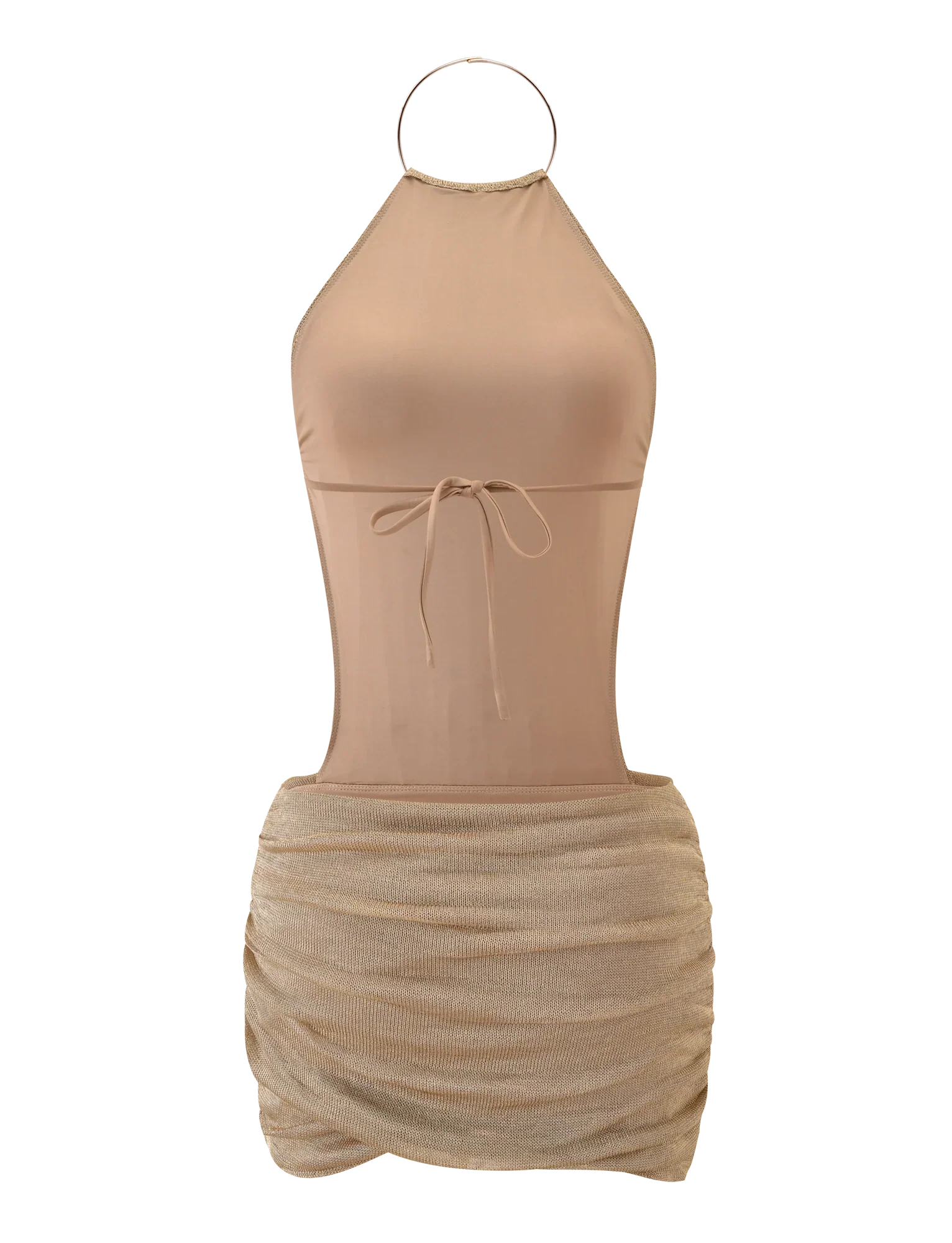 EVANNA MINI DRESS - GOLD