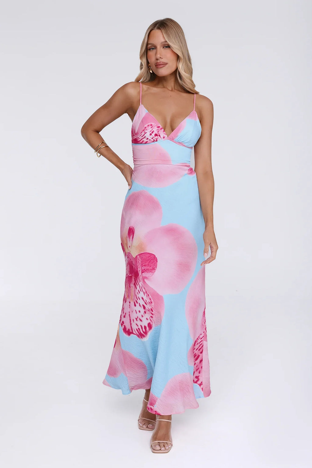 Glow Within Reach Maxi Dress Blue
