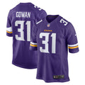 Tay Gowan Minnesota Vikings Nike Home Game   Jersey - Purple