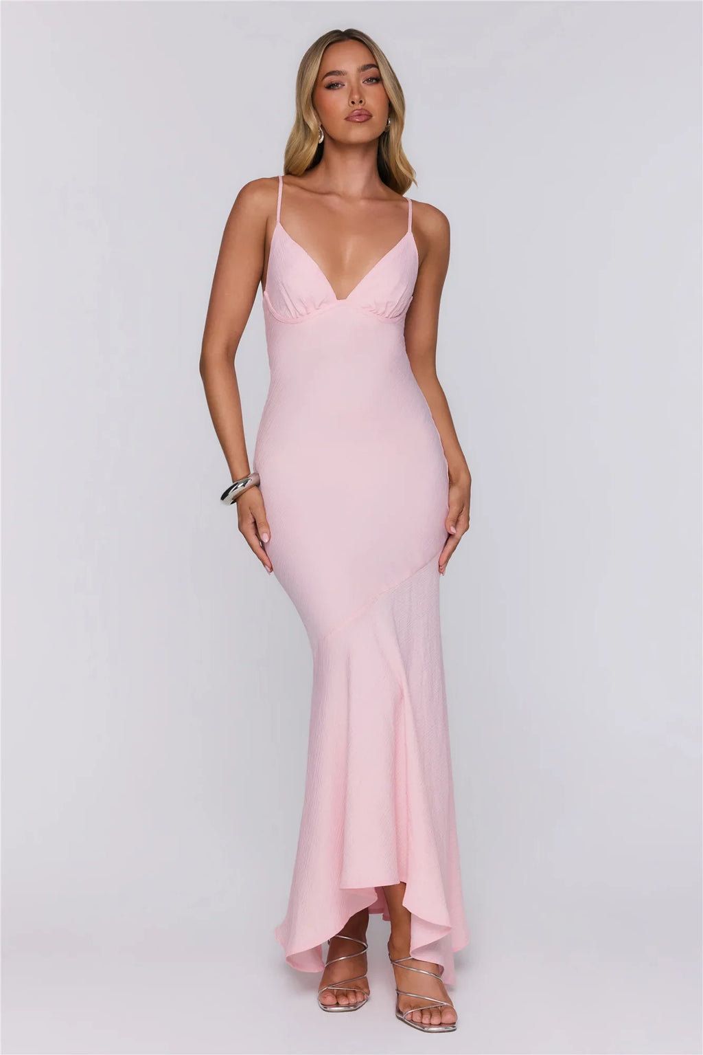 Enchanted Glow Maxi Dress Pink