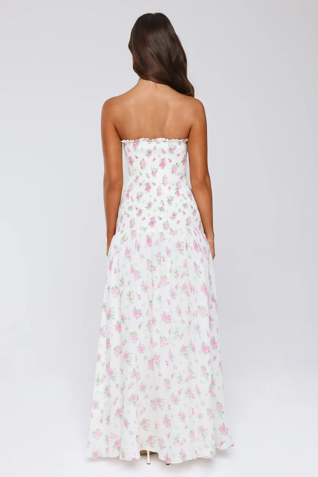 Fantasia Days Strapless Maxi Dress White