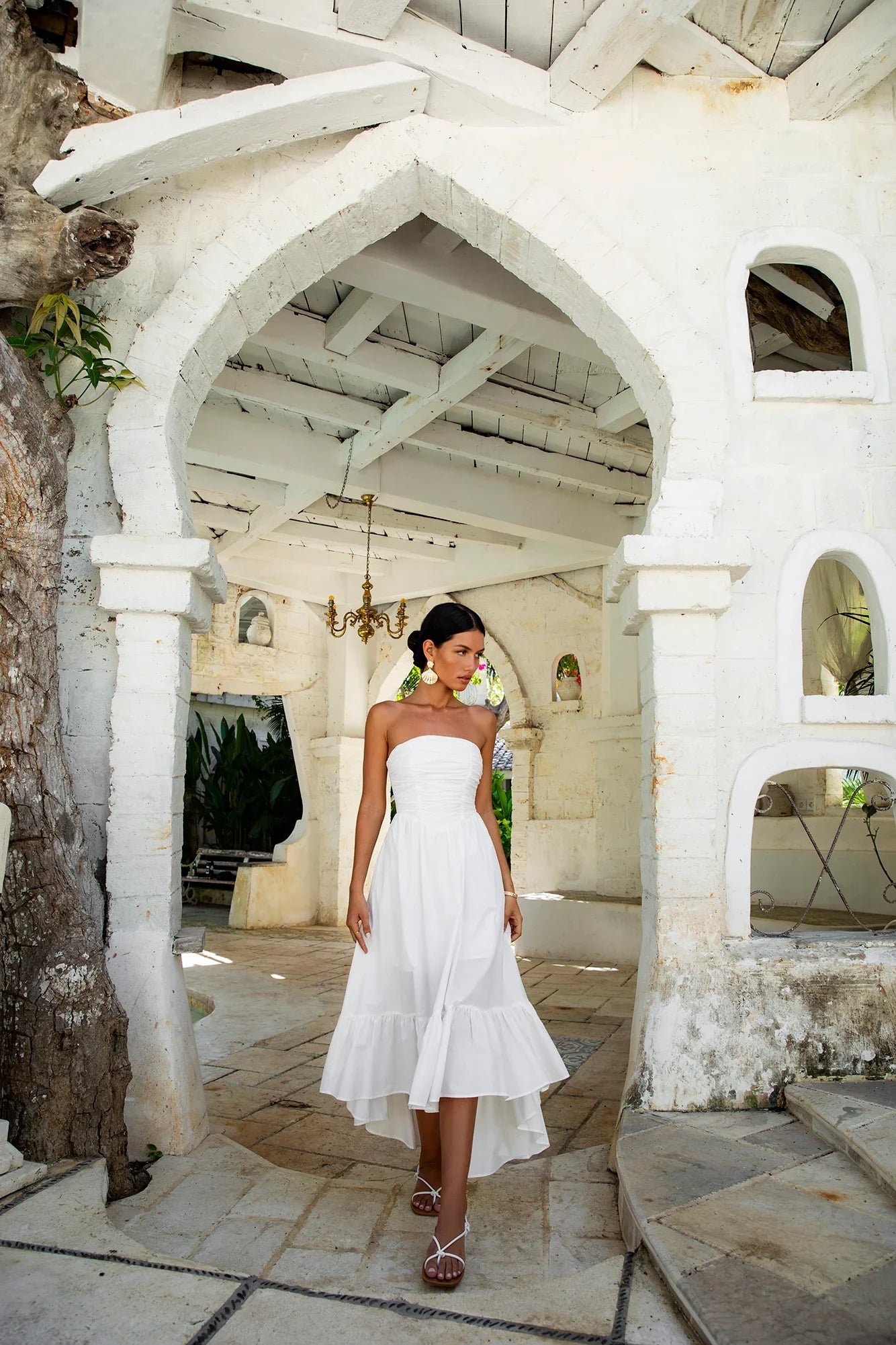Love In The Summer Maxi Dress White