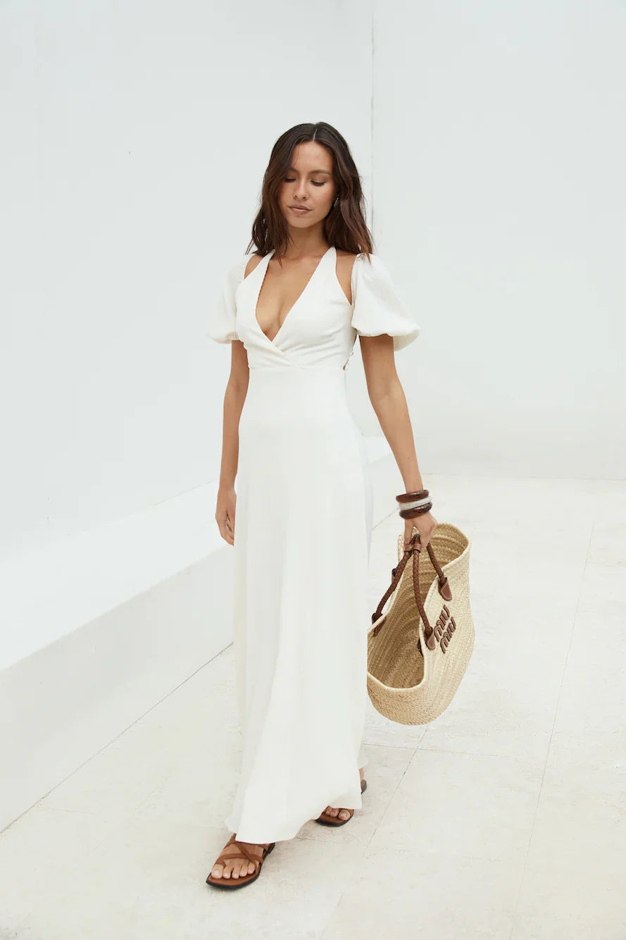 Moments Of Magic Maxi Dress Cream