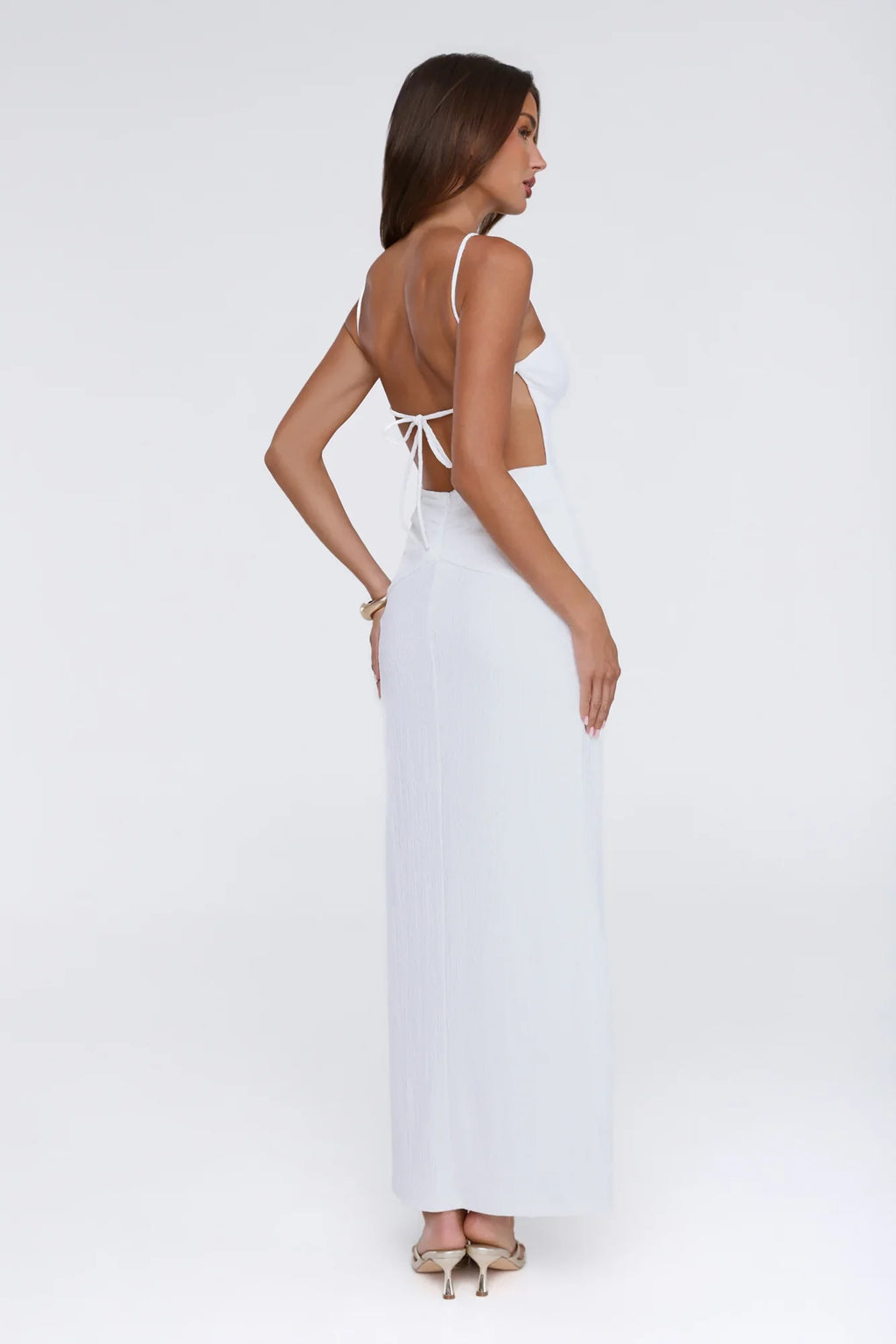 Soft Sunbeam Maxi Dress White
