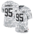 Myles Garrett Cleveland Browns Nike 2024 Salute to Service Limited Jersey - Arctic Camo