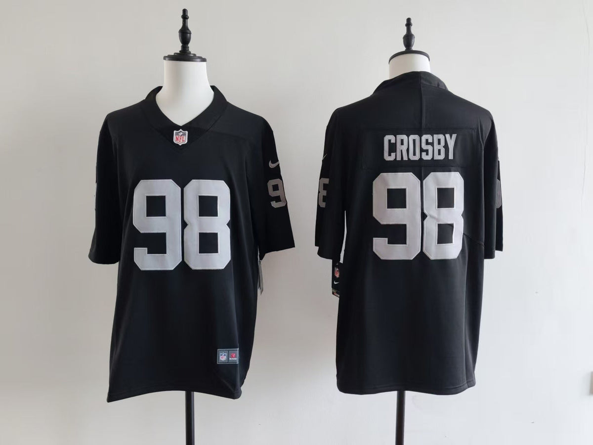 Men's Oakland Raiders Maxx Crosby Jersey -  Black