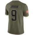#9 Matthew Judon Player NE.Patriots Olive Salute To Service Limited Football Jerseys