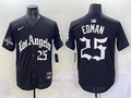 Men's Los Angeles Dodgers Tommy Edman #25 Black Limited Player Jersey