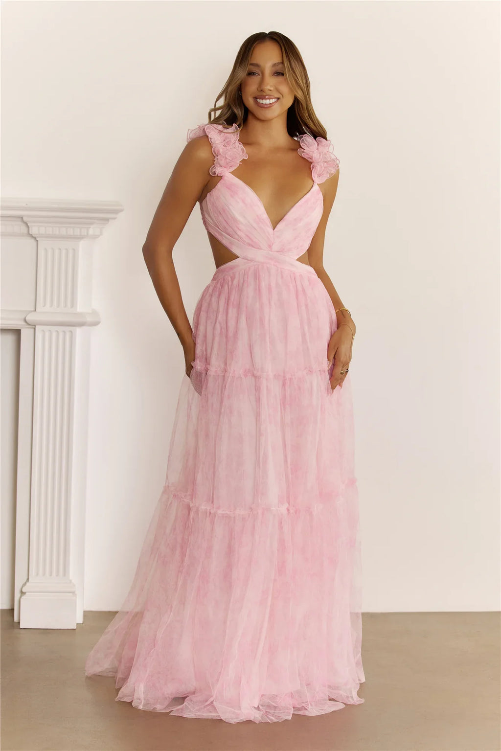 Endless Riviera Maxi Dress Pink