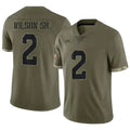 A.Cardinals #2 Mack Wilson Sr. Player Olive Salute To Service Football Jerseys