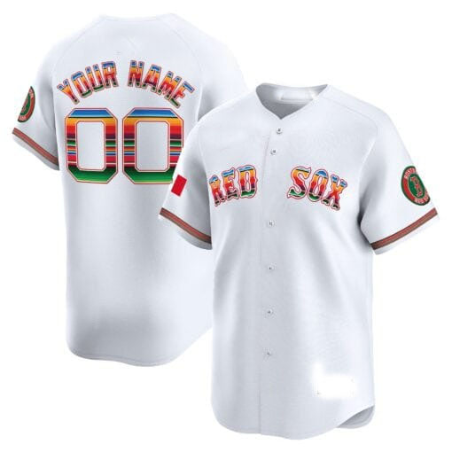 Custom B.Red Sox Mexico Vapor Premier Limited��C All Stitched Baseball Jerseys