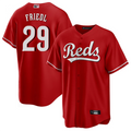 C.Reds #29 TJ Friedl Player Red Steer Home Replica Baseball Jerseys