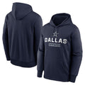 D.Cowboys Navy Toss Sweep Performance Pullover Hoodie Game Football Jerseys