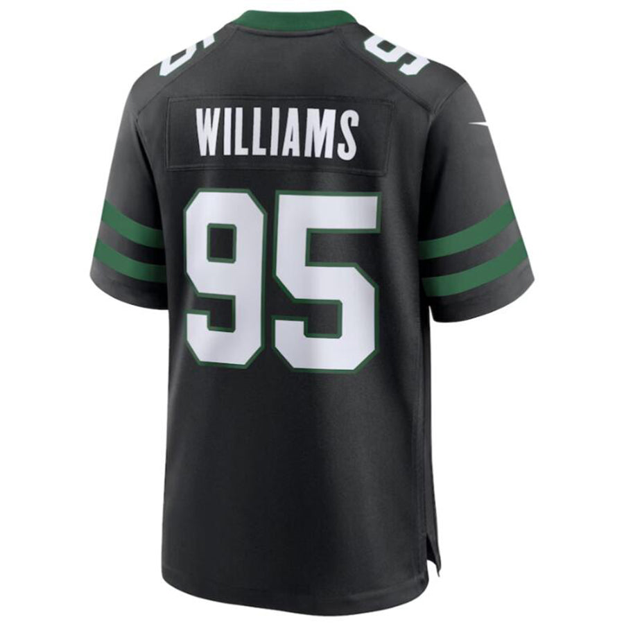 #95 Quinnen Williams Player NY.Jets Legacy Black Game Stitched Football Jerseys