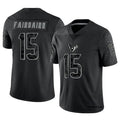 H.Texans #15 Ka'imi Fairbairn Player Black RFLCTV Limited Football Jerseys