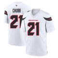 H.Texans #21 Nick Chubb Player White Home Game Football Jerseys