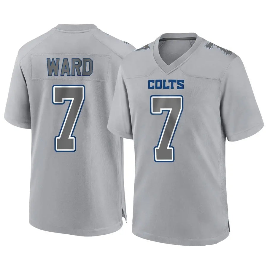 IN.Colts #7 Charvarius Ward Player Game Gray Fashion Football Jerseys