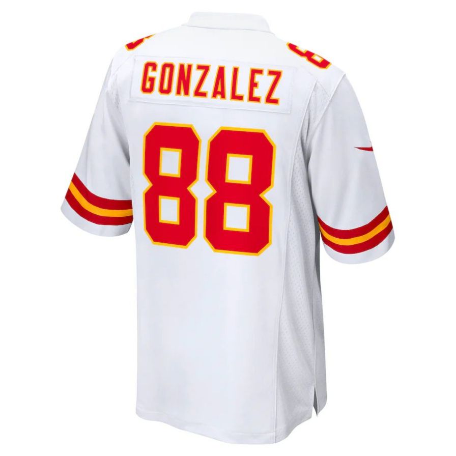 KC.Chiefs #88 Tony Gonzalez Player White Home Game Football Jerseys